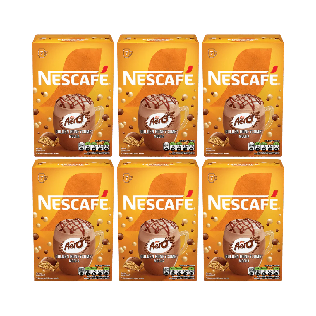 Nescafe Golden Honeycomb Aero Mocha Instant Coffee Sachets
