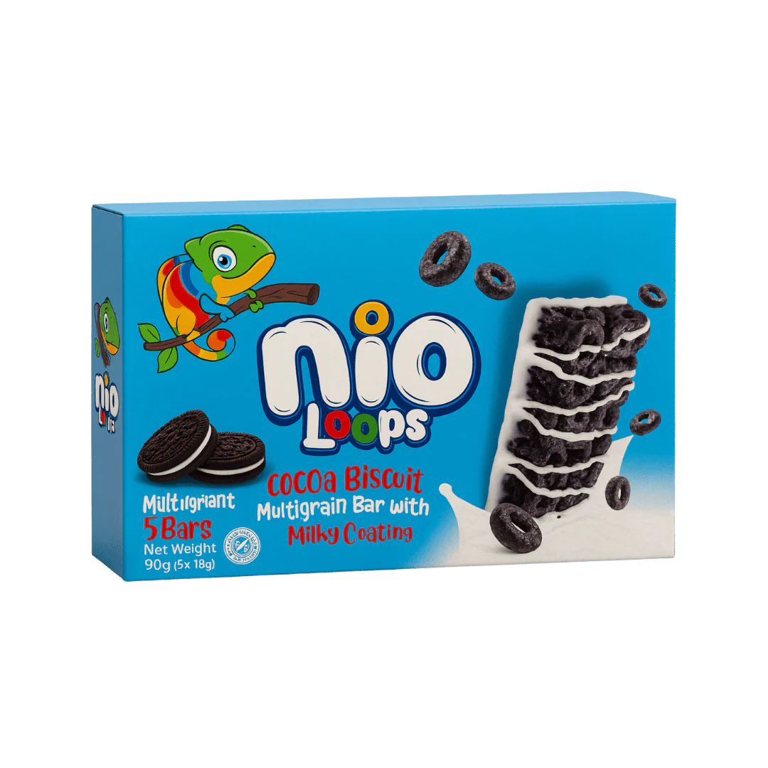 Nio Loops Cocoa Biscuit Multigrain Bars