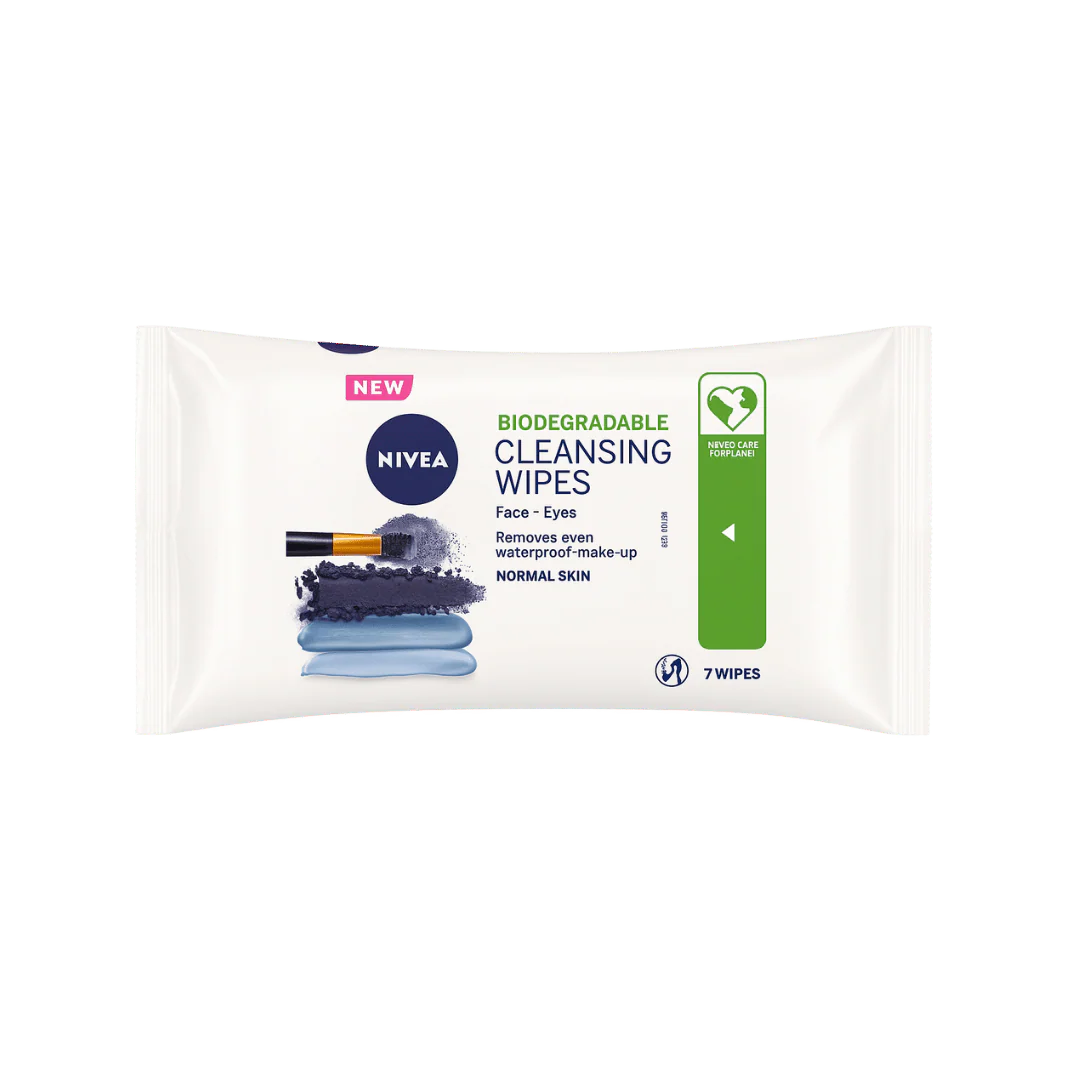 Nivea Biodegradable Cleansing Wipes Normal Skin