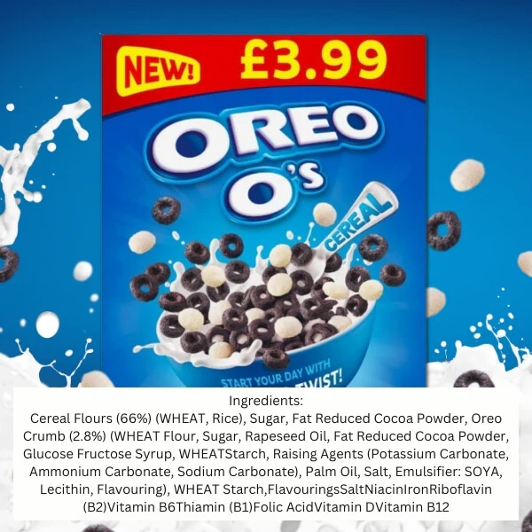 Oreo O's Crunchy Cocoa Hoops Cereal - Image 2