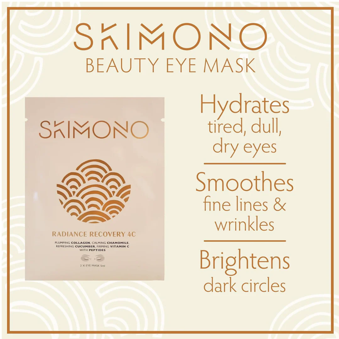 Pack of 2 Skimono Beauty Eye Masks Radiance Recovery - Image 3