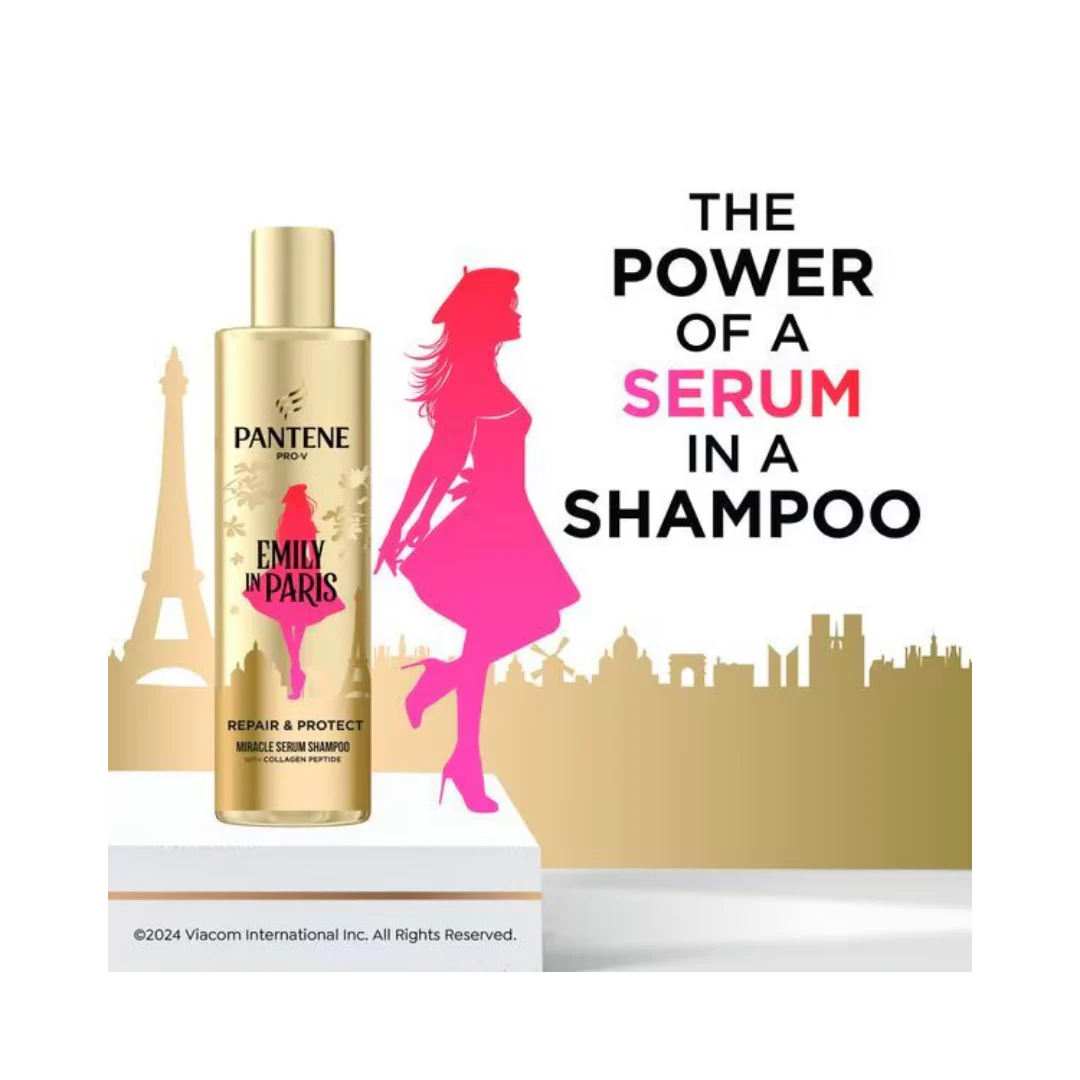 Pantene Pro V Emily in Paris Repair & Protect Serum Shampoo - 250ml - Image 2
