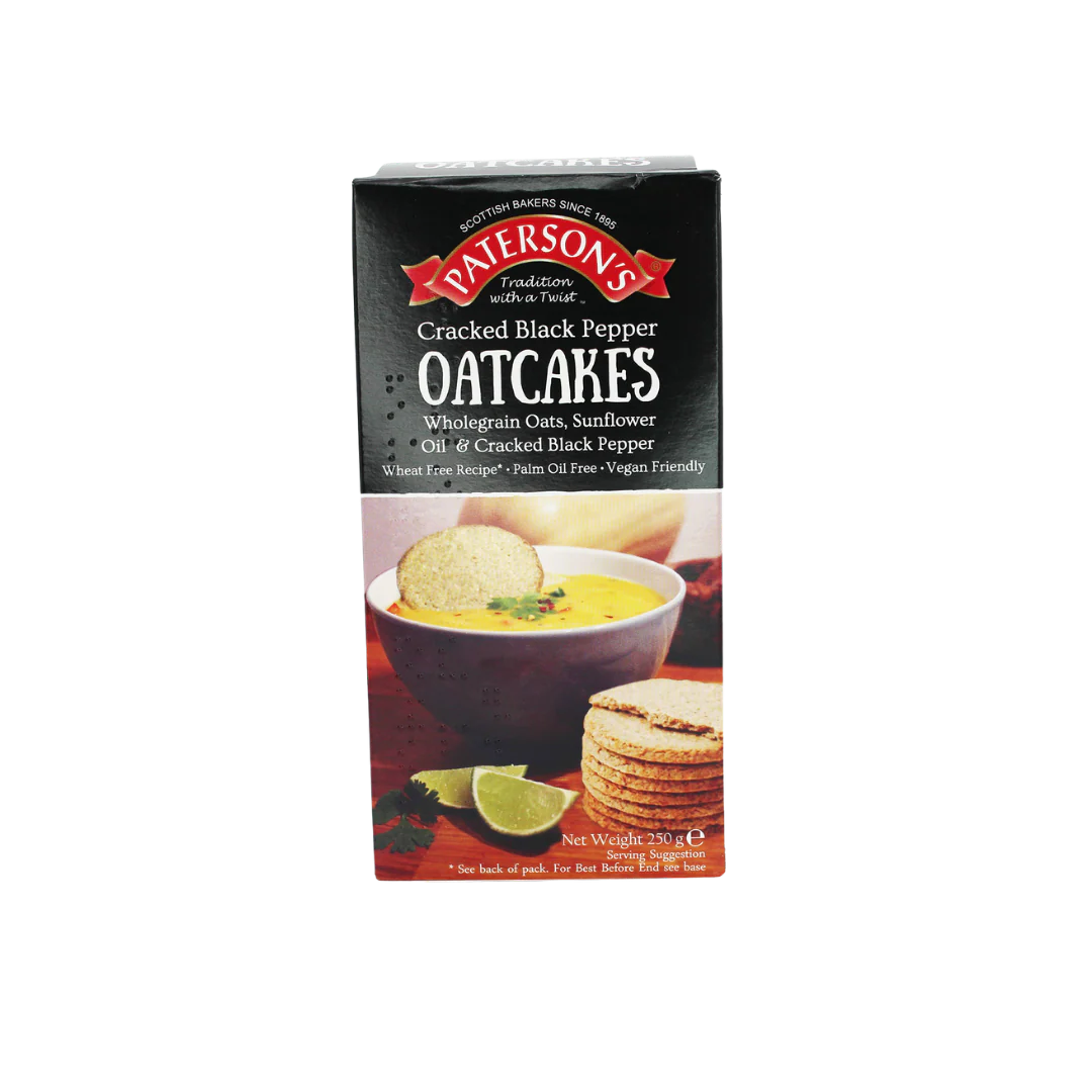 Paterson's Cracked Black Pepper Oatcakes