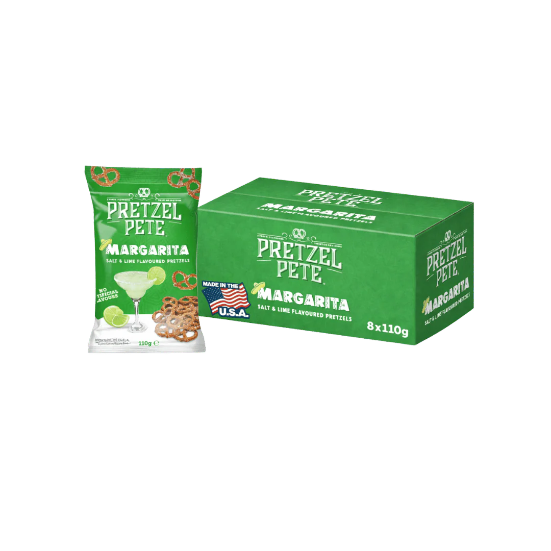 Pretzel Pete Margarita Twists 8 x 110g Case