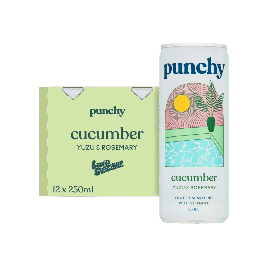 Punchy Cucumber Yuzu and Rosemary 12 x 250ml