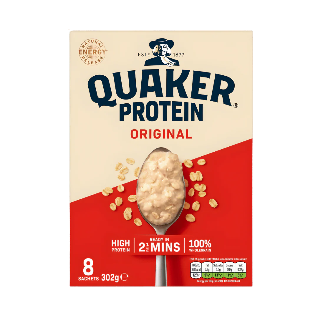 Quaker Protein Oat So Simple Original Porridge 8 x 37.75g Sachets