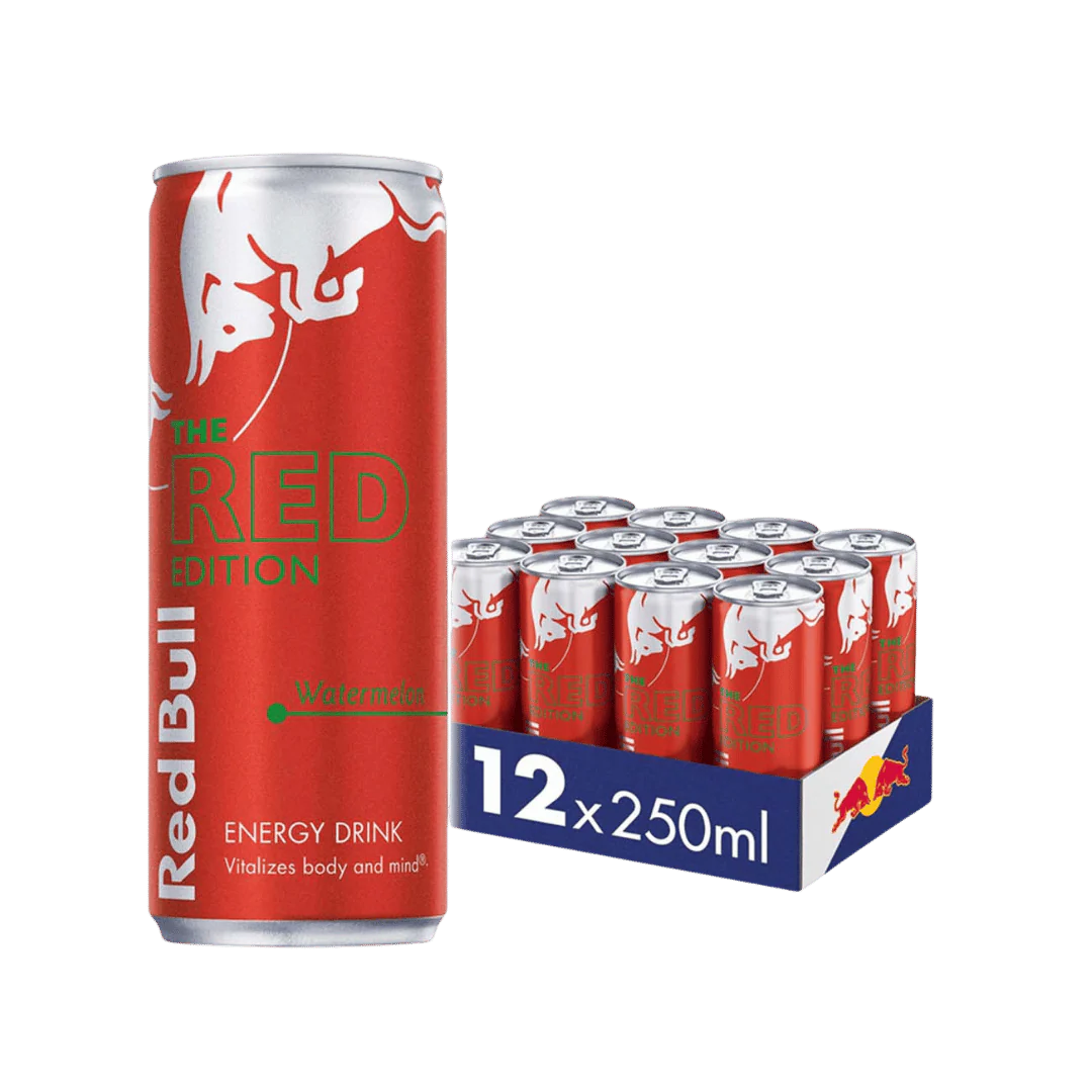 Red Bull Red Edition Watermelon Energy Drink 12 x 250ml