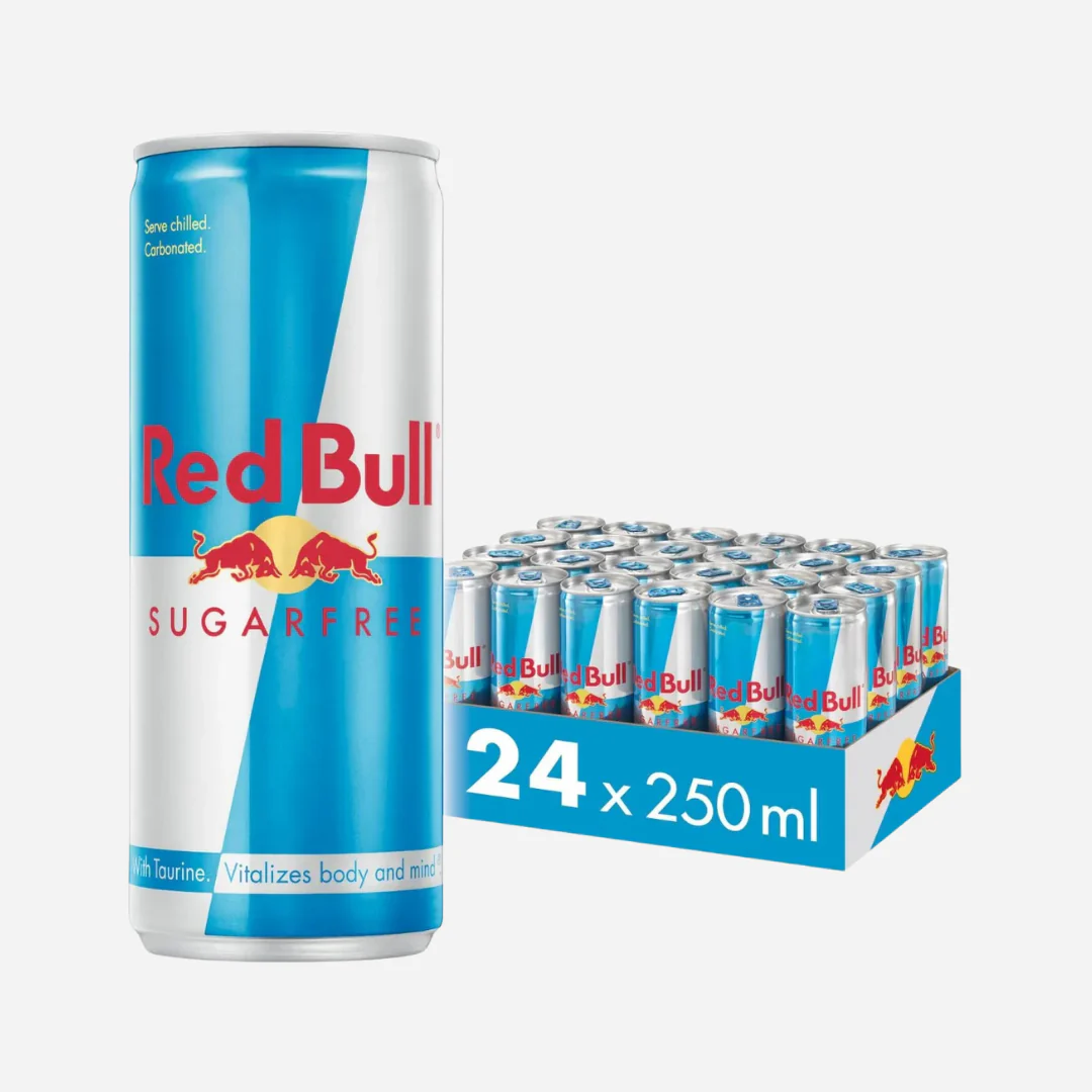 Red Bull Energy Drink Sugar Free 24 x 250ml Cans