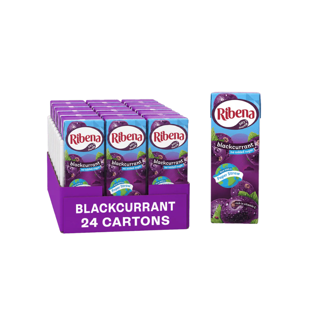 Ribena Blackcurrant NAS Juice Carton 24 x 250ml