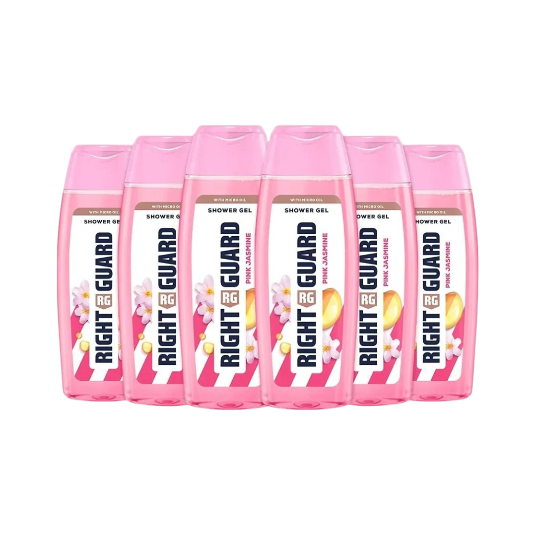 Right Guard Shower Gel Magic Oil Pink Jasmine 6 x 250ml