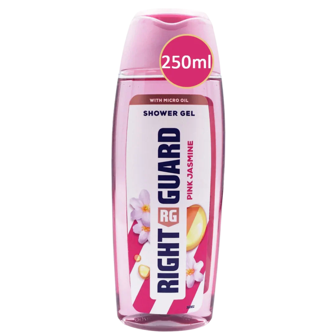 Right Guard Shower Gel Magic Oil Pink Jasmine 6 x 250ml - Image 2