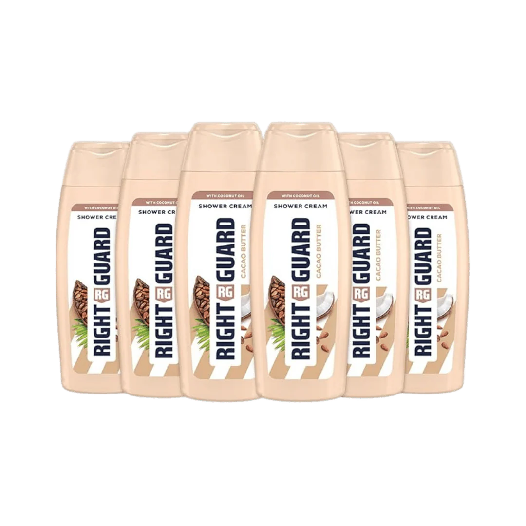Right Guard Shower Women Cacao Butter 6 x 250ml