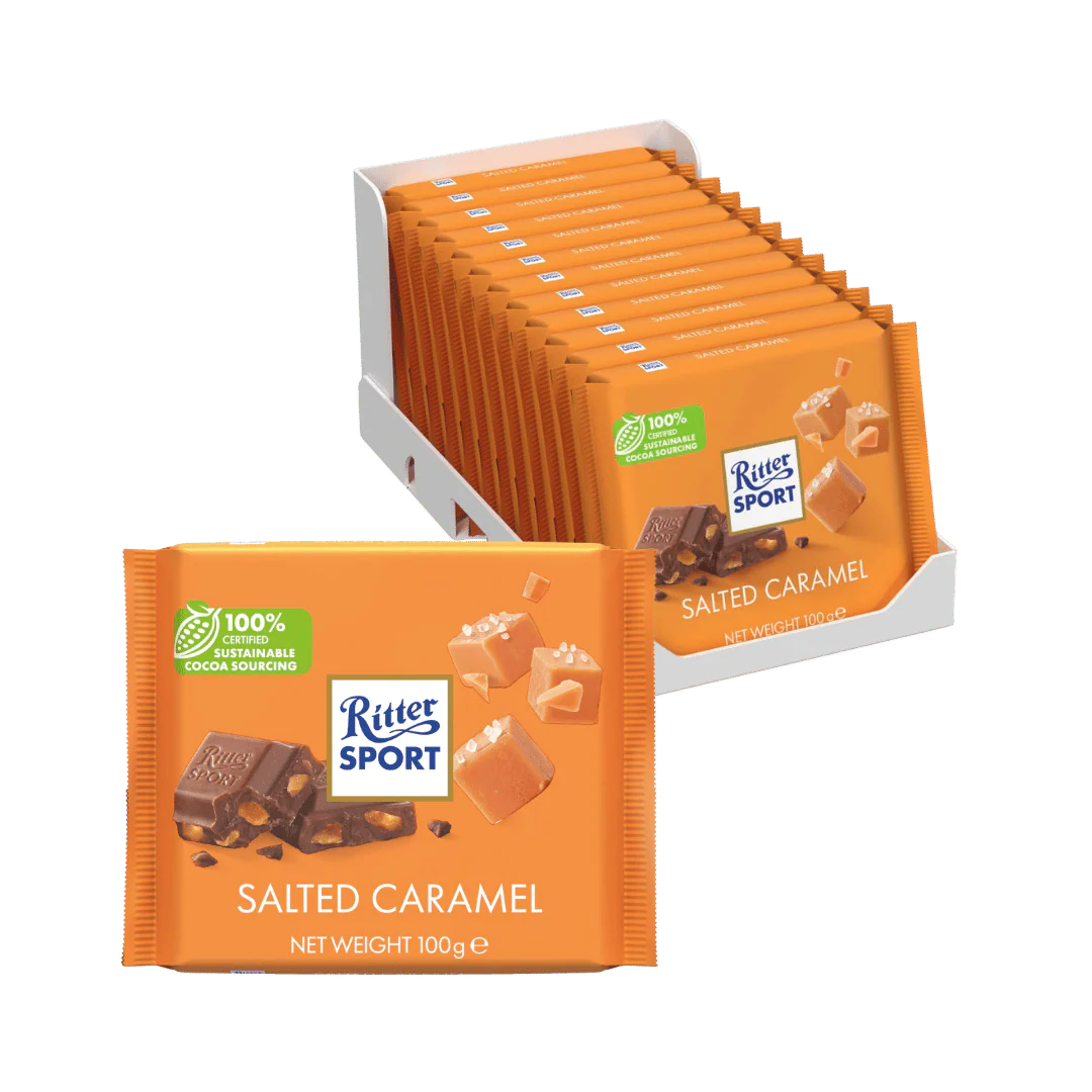 Ritter Sport Classic Variety – Salted Caramel 12 x 100g