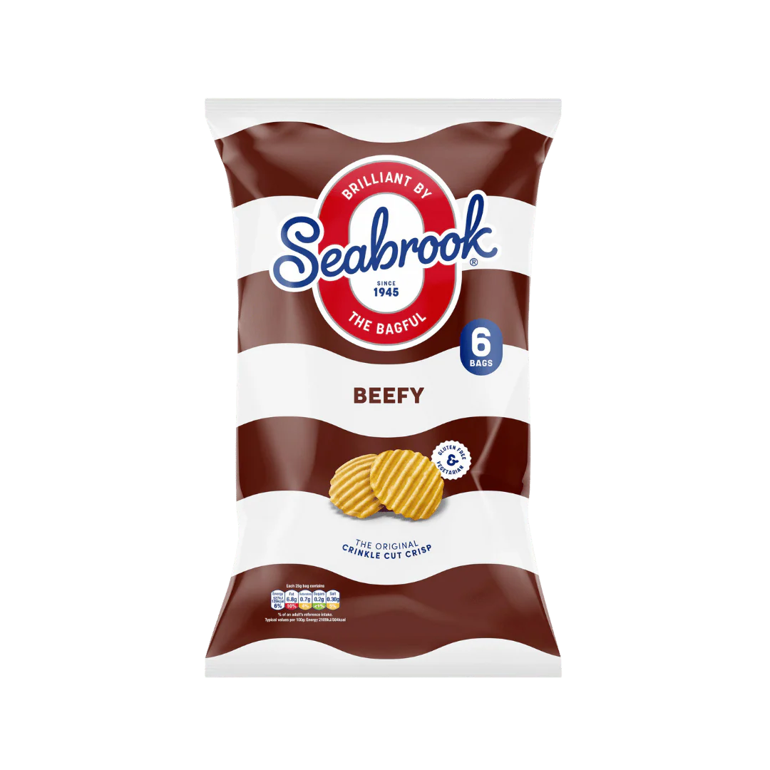 Seabrook Crinkle Cut Crisps Beefy