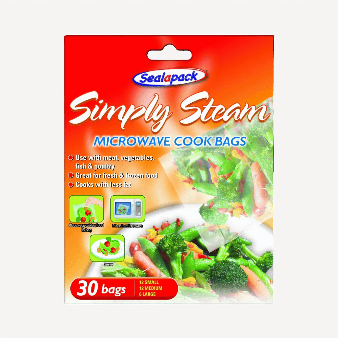 Sealapack Simply Steam Microwave Cook Bags
