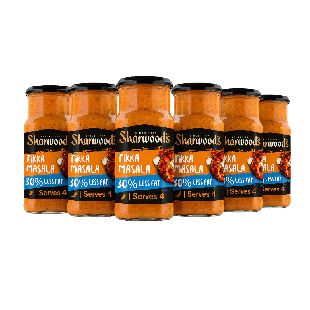 Sharwood's Tikka Masala 30% Less Fat Simmer Sauce 6 x 420g