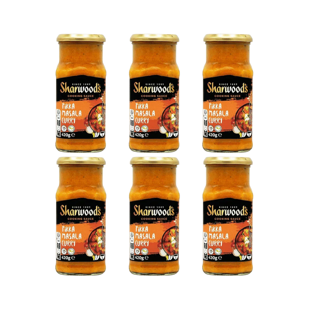 Sharwood's Tikka Masala Cooking Sauce 6 x 420g