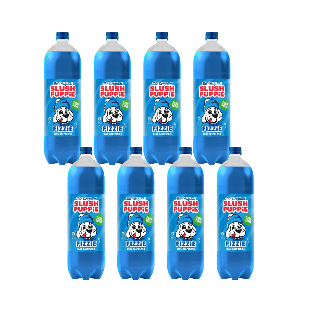 Slush Puppie Blue Raspberrie Fizzie 8 x 2l