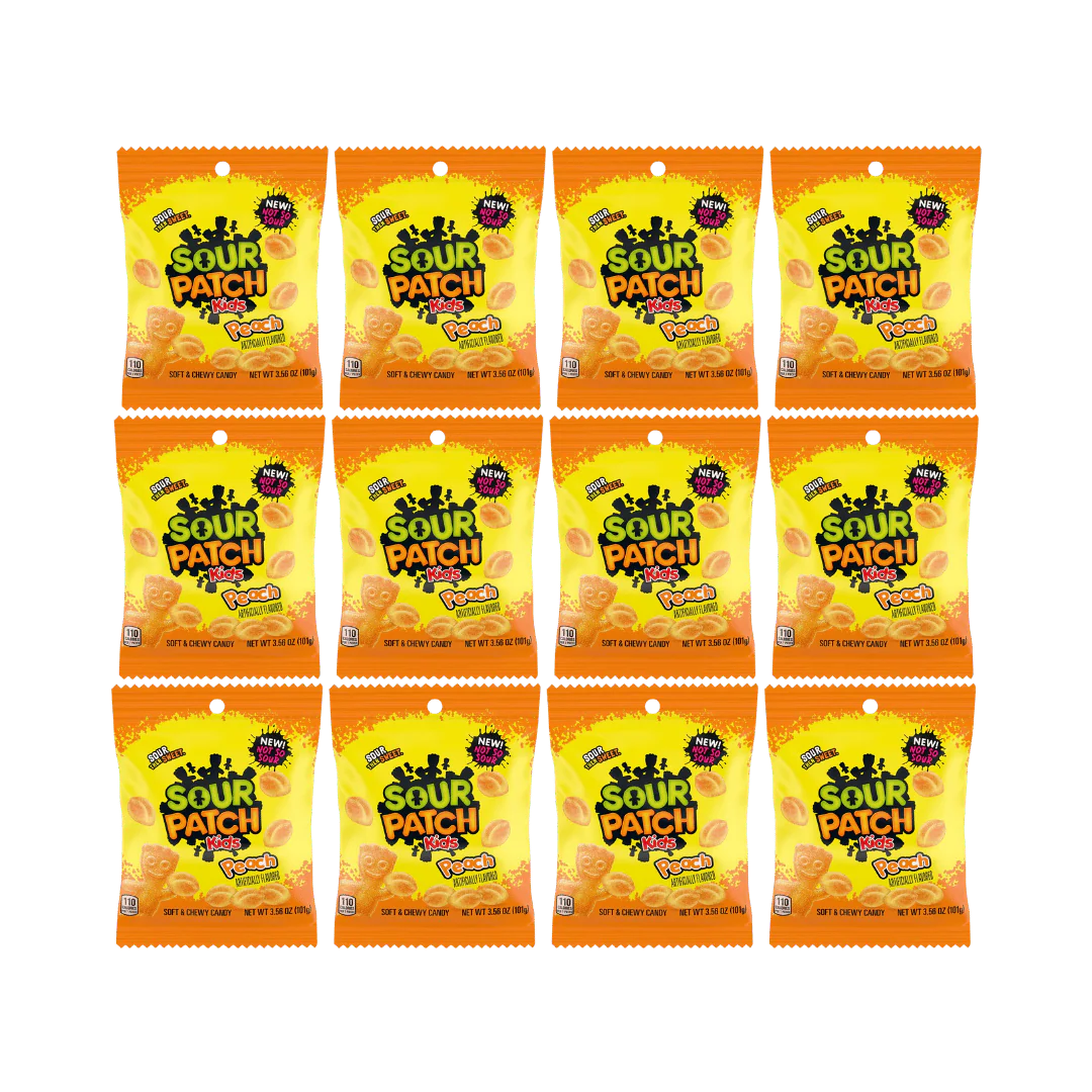 Sour Patch Kids Peach Peg Bag Candy
