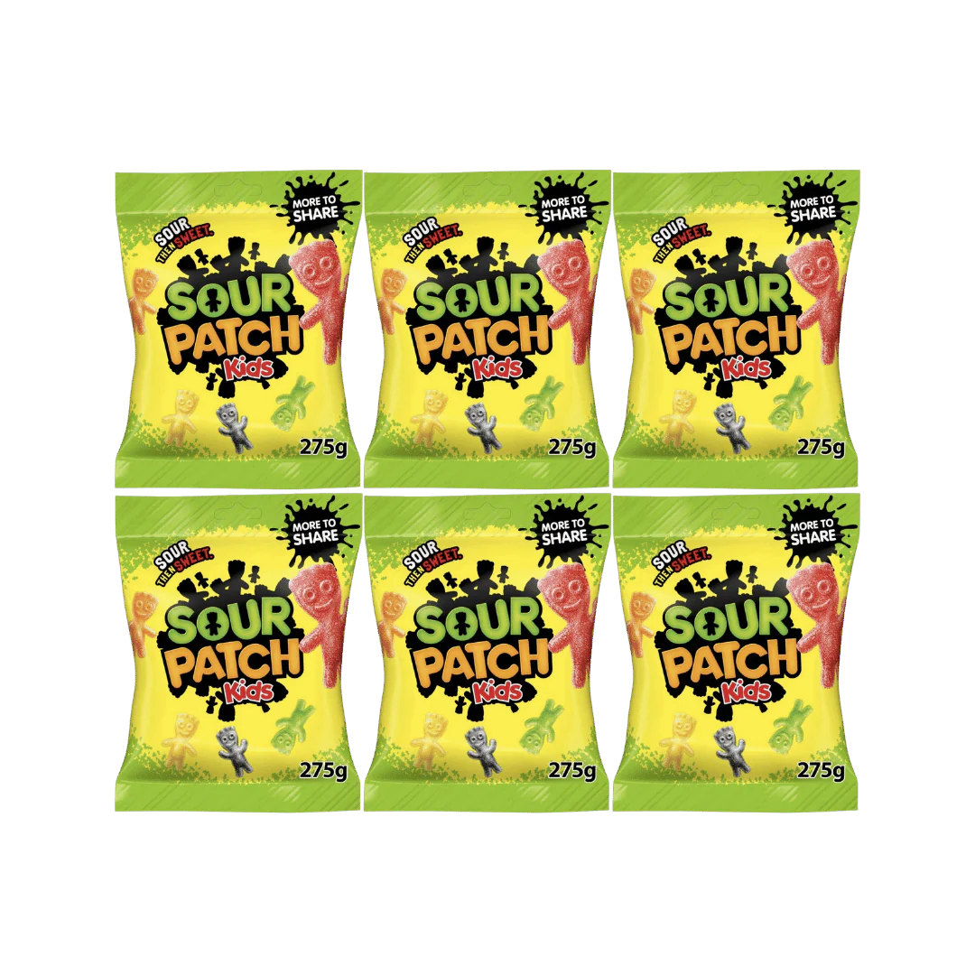 Sour Patch Kids Sweets Original 6 x 275g Bags