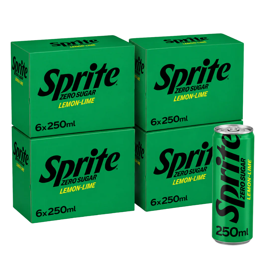 Sprite Zero Sugar 24x 250ml Cans
