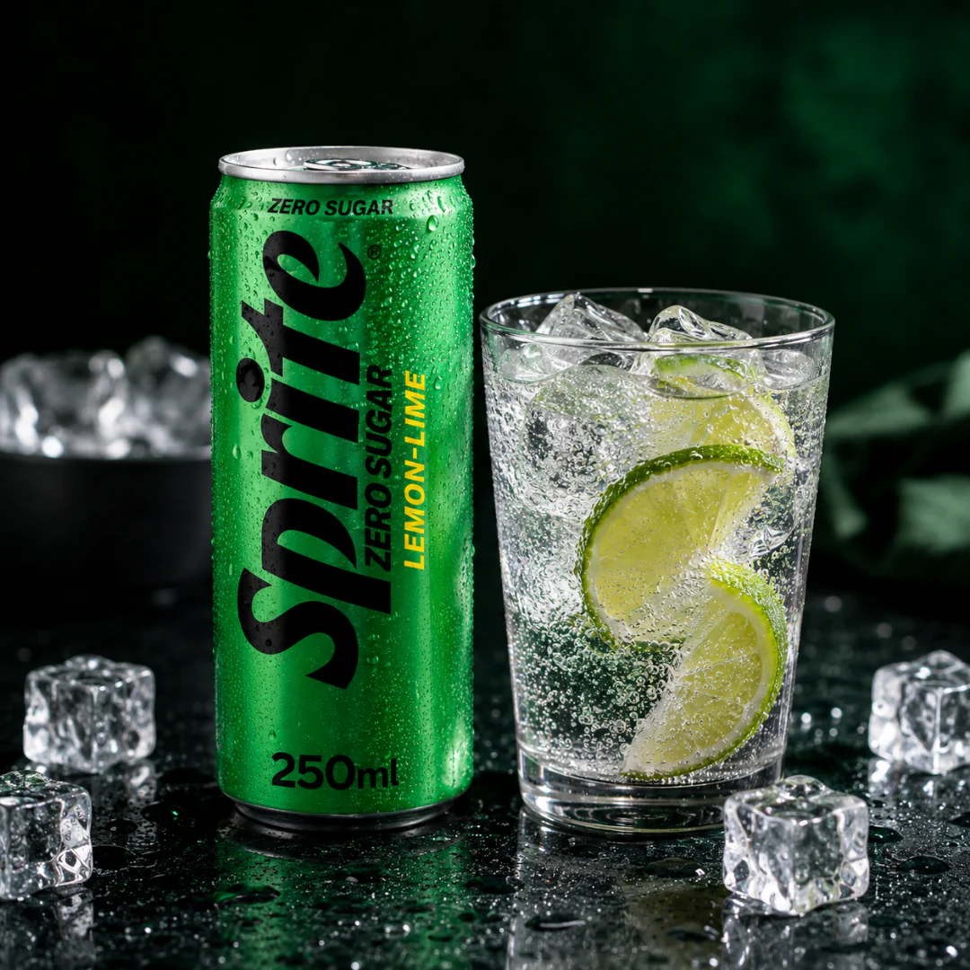 Sprite Zero Sugar 24x 250ml Cans - Image 2