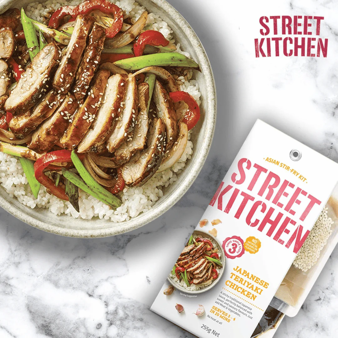 Street Kitchen Japan Teriyaki Meal Kit 4 x 255g Packs - Image 2