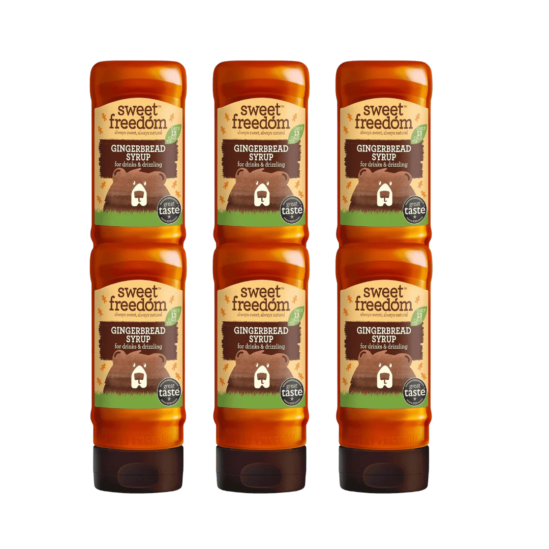 Sweet Freedom Gingerbread Syrup 6 x 350g