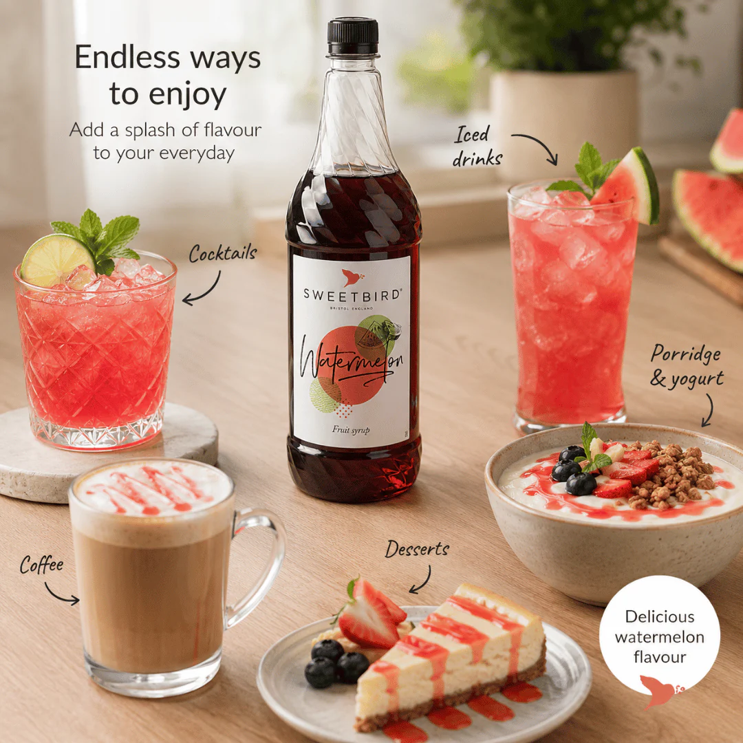 Sweetbird Watermelon Fruit Syrup 6 x 1l - Image 3