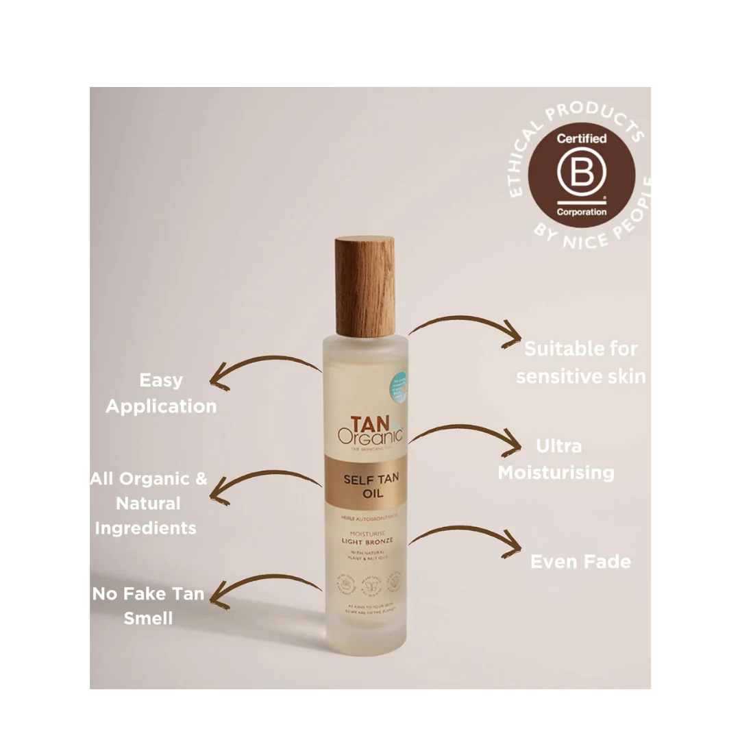 Tan Organic self tan oil 100ml - Image 3