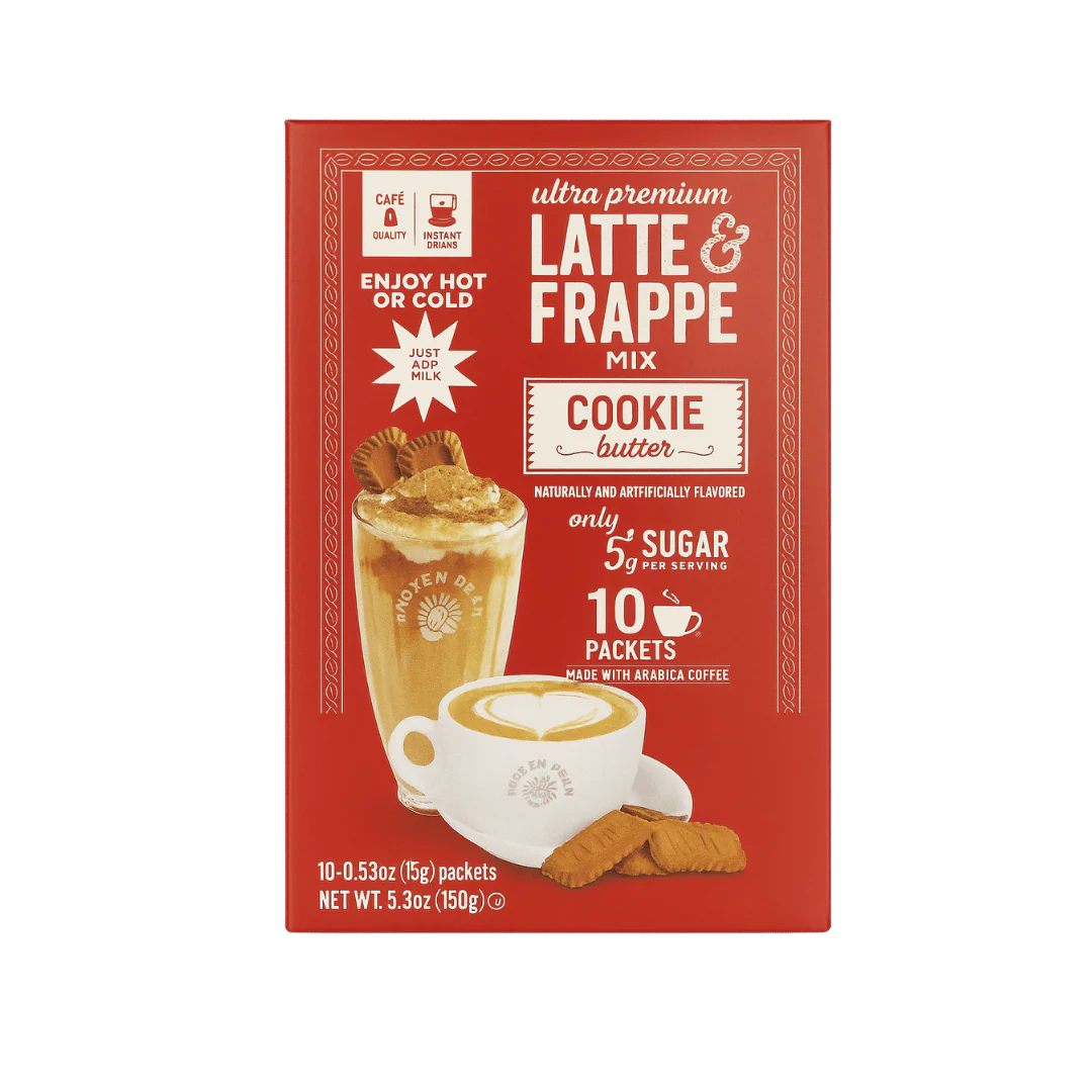 The Frozen Bean Cookie Flavoured Instant Coffee Sachets