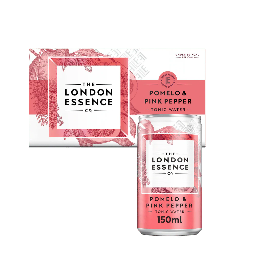 THE LONDON ESSENCE CO. Pomelo & Pink Pepper Tonic Water 24 x 150ml