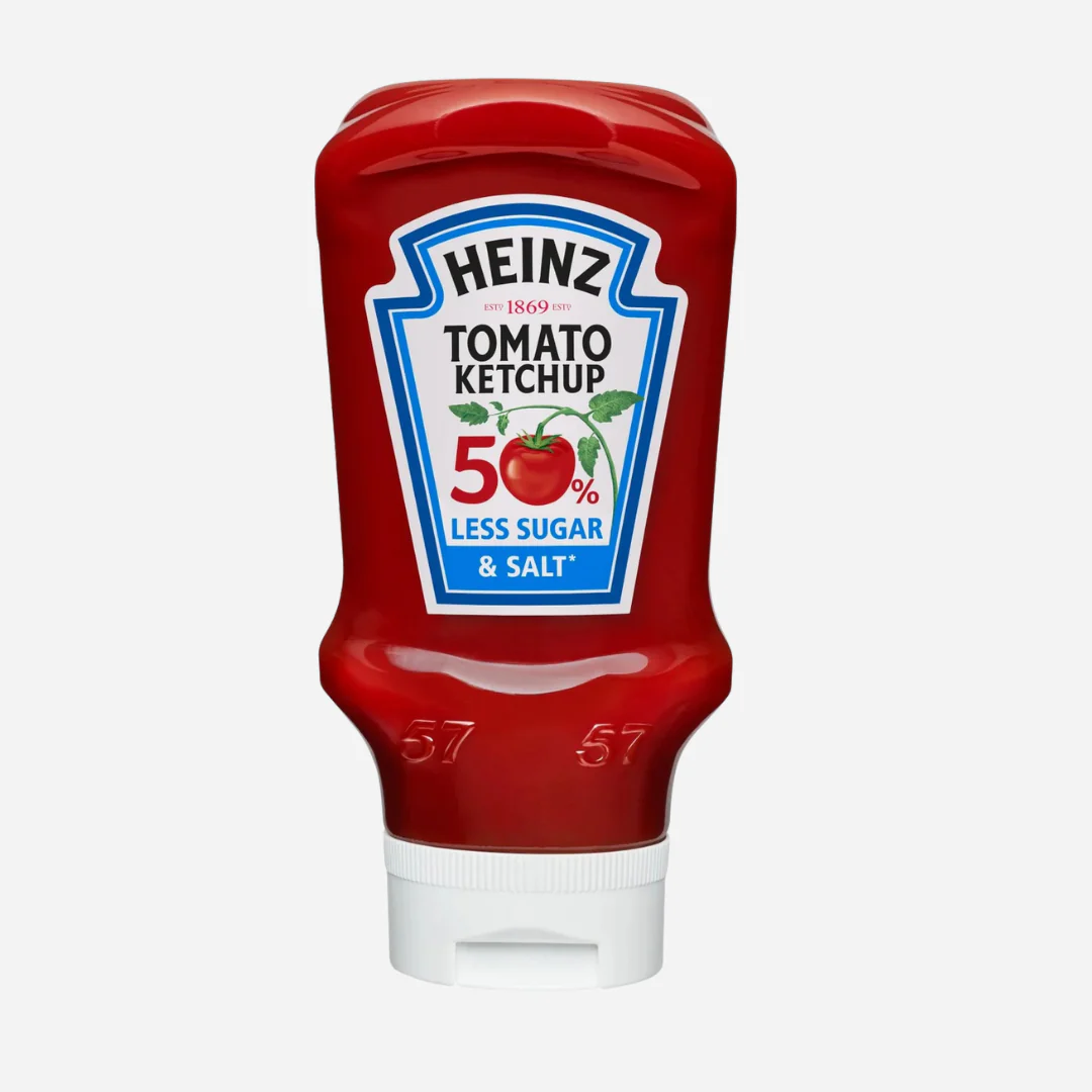 Heinz Tomato Ketchup 50% Less Sugar & Salt