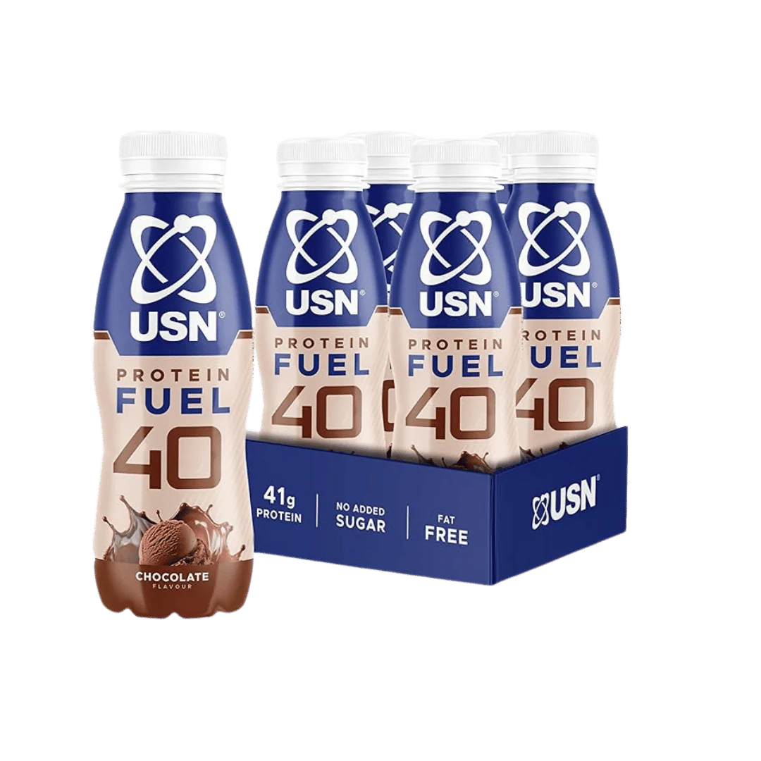USN Protein Fuel 40 Ready-to-Drink Chocolate Flavour - 6 x 500ml