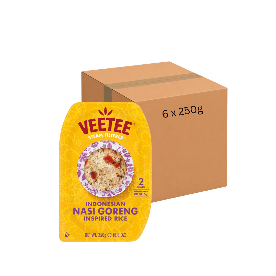 Veetee Indonesian Nasi Goring Inspired Rice Tray 6 x 250g