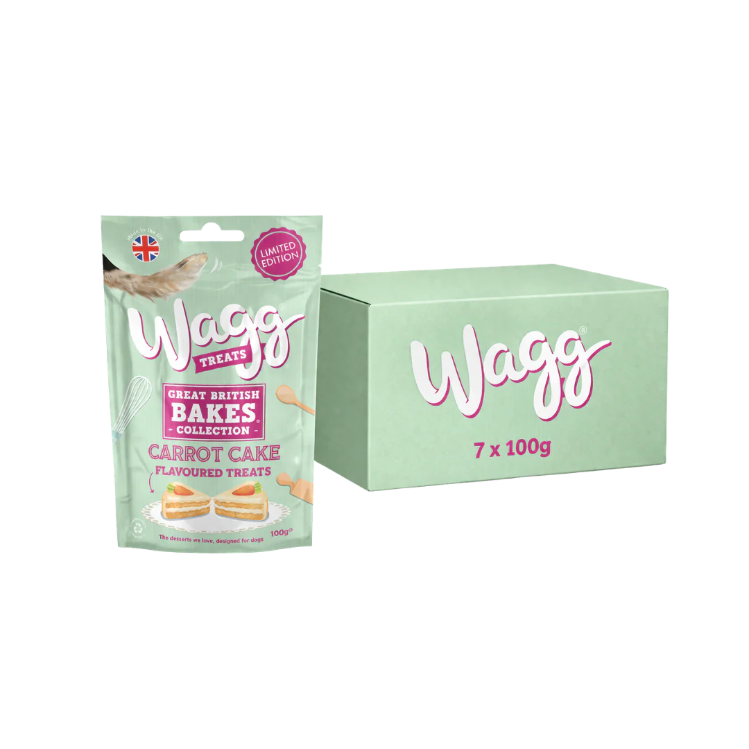 Wagg Dog Treats Great British Bakes Carrot Cake 7 x 100g