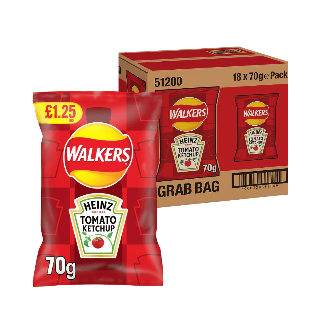 Walkers Heinz Tomato Ketchup Crisps