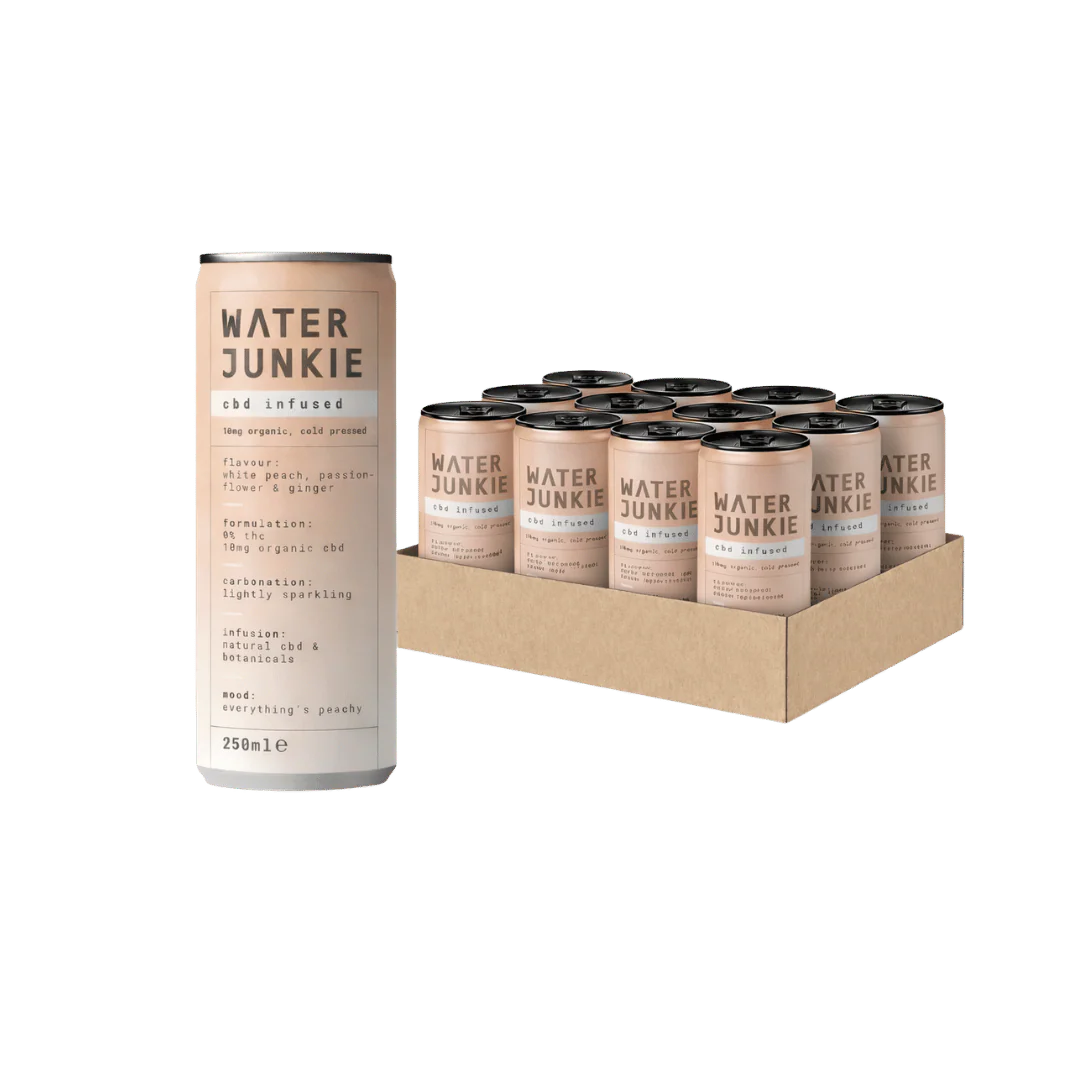 Water Junkie CBD White Peach, Passionflower & Ginger