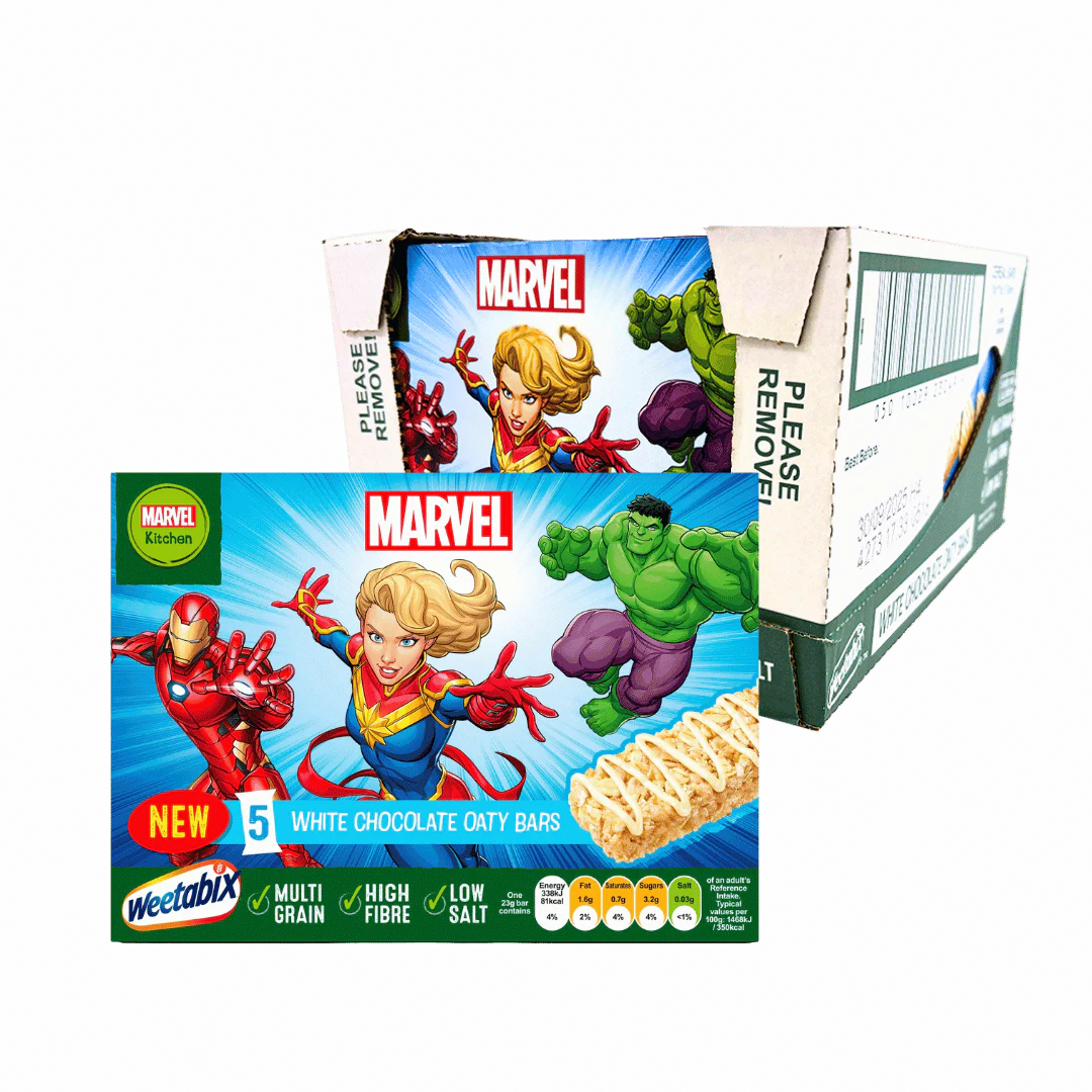 Weetabix Marvel White Chocolate Oaty Bars