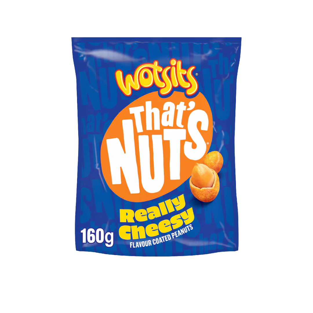 Wotsits That's Nuts Really Cheesy Coated Peanuts